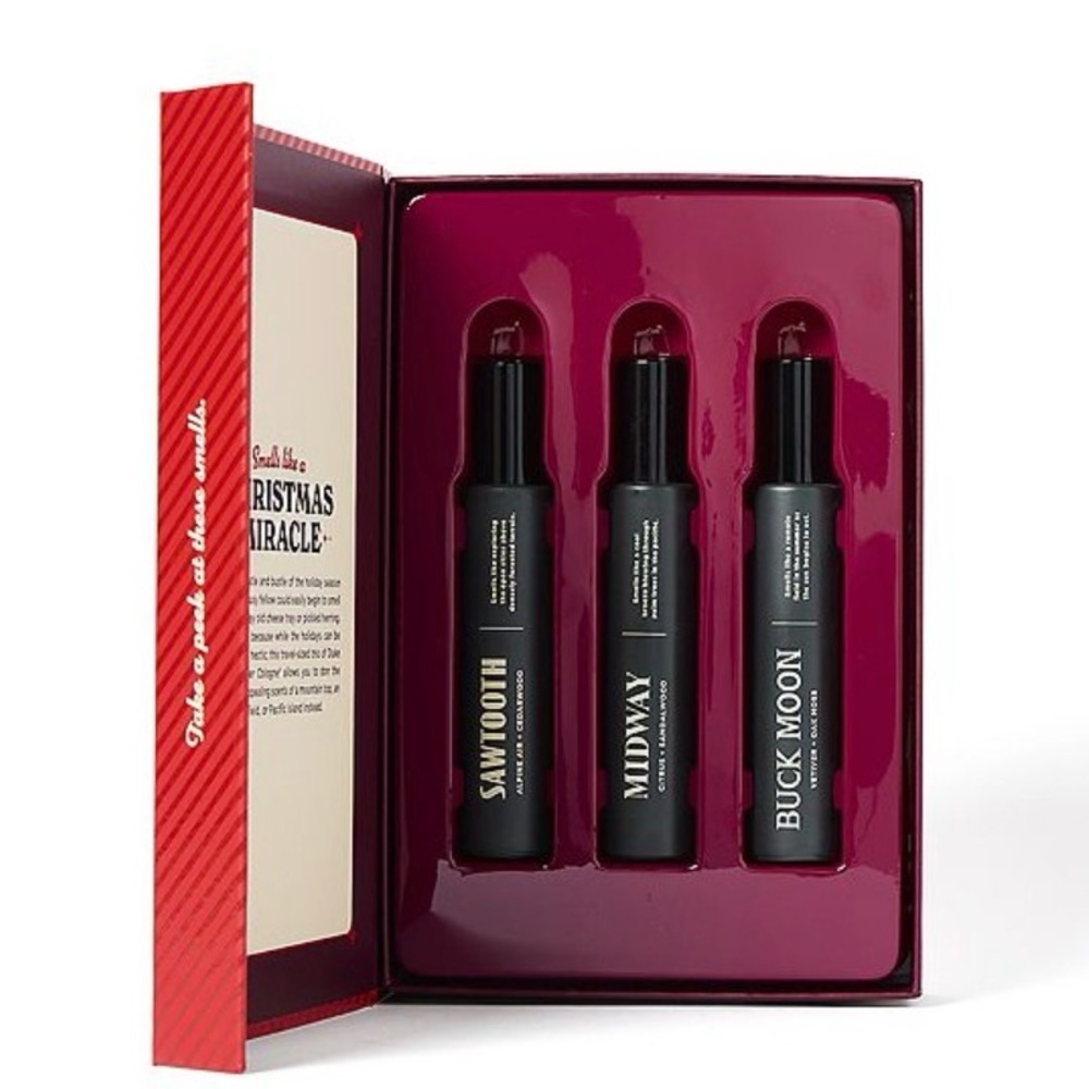 Duke Cannon Merry Little Sniffmas 3-piece Proper Gift Set